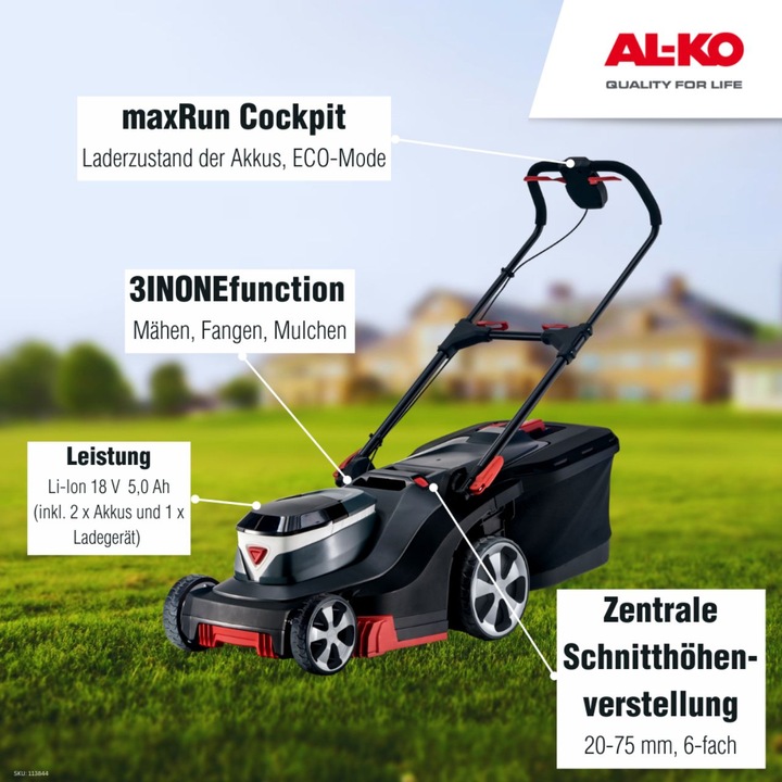 Produktbild AL-KO 382 Li Premium (Akkubetrieb)