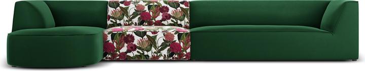 Green, Garden Rose Pattern