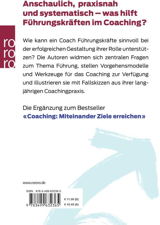 Produktbild Coaching zu Führungsthemen (Deutsch, Maren Fischer-Epe, Rita Hummel, Martin Reissmann, 2017)