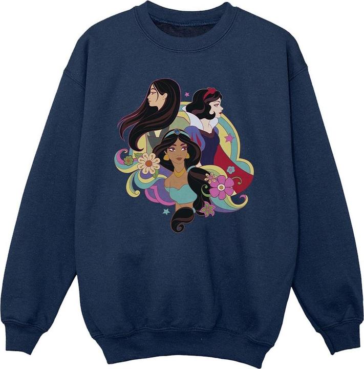 Produktbild Disney Princess Mulan Jasmine Snow White Sweatshirt Mädchen (128)
