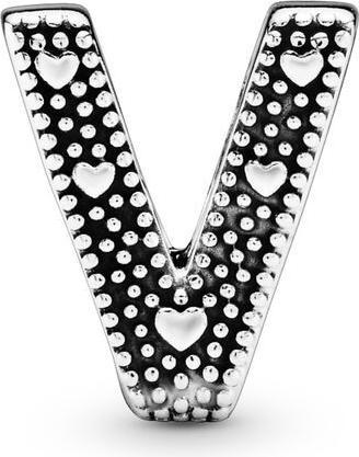 Image du produit Pandora Lettre V Charme (Argent)