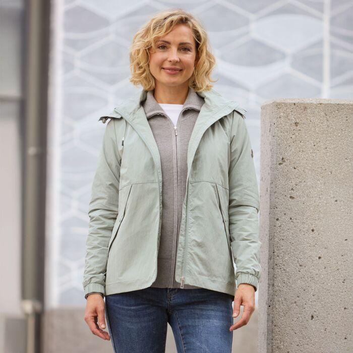 Immagine prodotto Beverly Damen Jacke mit Kapuze, wasserabstossend