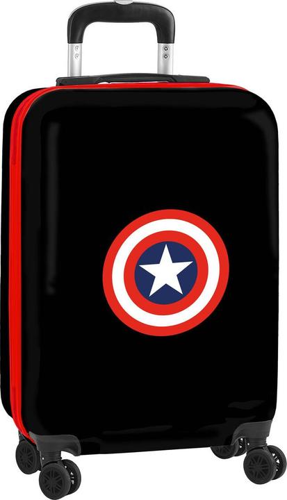 Immagine prodotto Captain America Valigia per la cabina Capitán América Black 34,5 x 55 x 20 cm