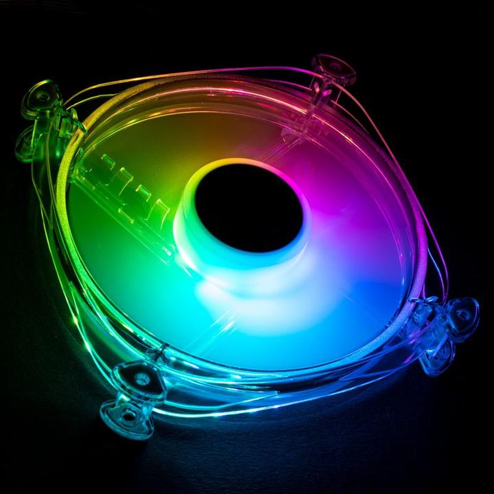 Actual product image Lamptron Icecloud+ ARGB 120 PWM fan (120 mm, 1x)