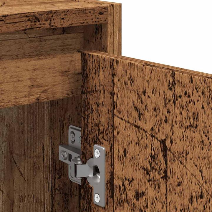 Actual product image vidaXL 2-tlg. Badmöbel-Set Altholz-Optik Holzwerkstoff