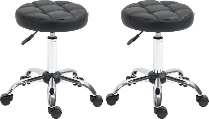 Actual product image Homcom Roller stool set of 2