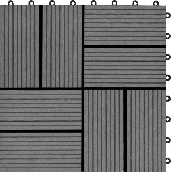 Produktbild vidaXL Terrassenfliese (11x, 30 x 30 cm)