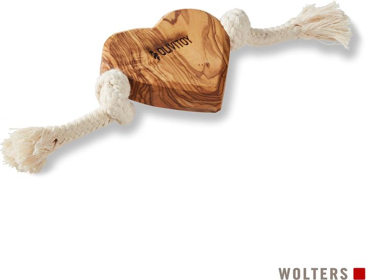 Produktbild Wolters Olivi Tau-Spielzeug Herz (Kauspielzeug Hund)
