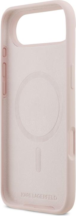 Actual product image Karl Lagerfeld Hülle Liquid aus Silikon mit Karl- und Choupette-Design, kompatibel mit MagSafe (Apple iPhone Air)