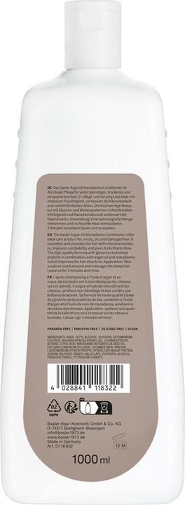 Actual product image Basler Argan Oil Macadamia Conditioner (1000 ml)