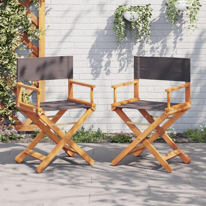 Produktbild vidaXL Klappbare Gartenstühle 2 Stk. Stoff