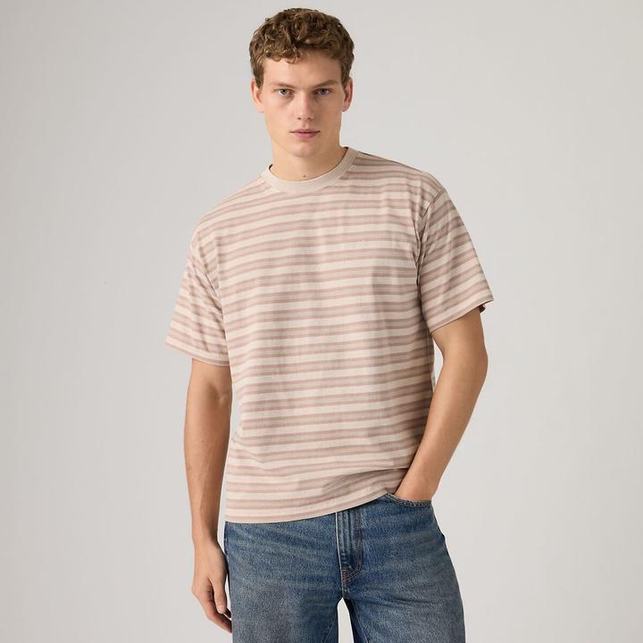 Beige, Gestreift