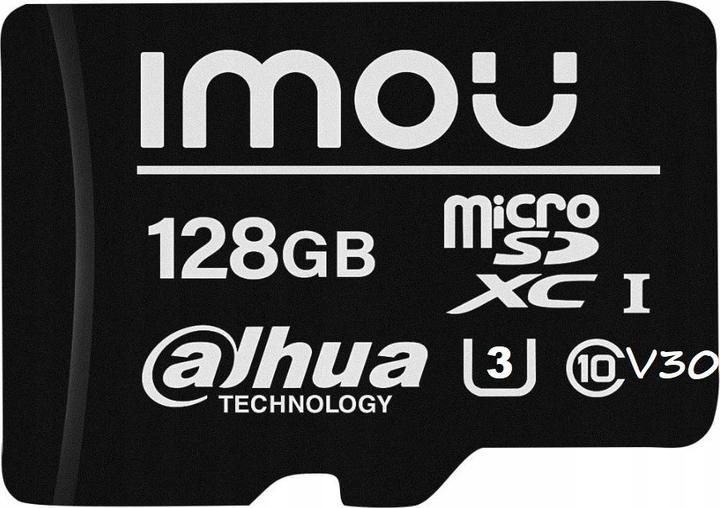 Image du produit Imou Carte mémoire 128 Go microSD (UHS-I, SDHC, 10/U3/V30, 95/38) (128 Go, microSDXC, U3, UHS-I)