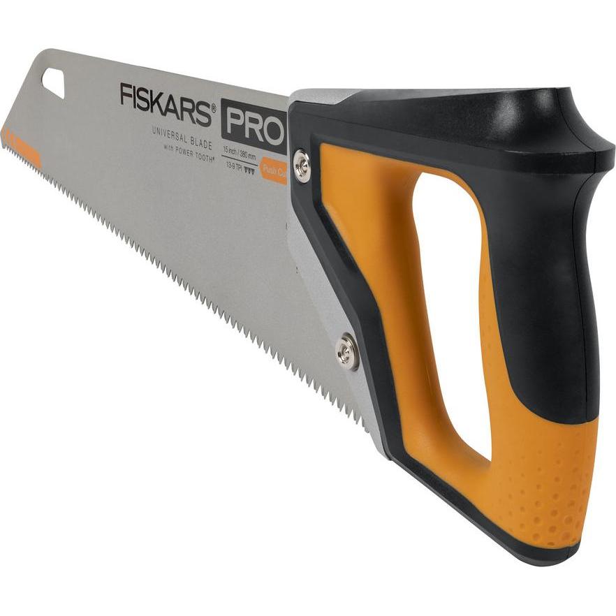 Thumbnail - Fiskars, Handsäge, Pro Handsäge für Holz, Laminat und PVC, Sägeblattlänge: 38 cm, 9 TPI, Schwarz/Orange, PowerT