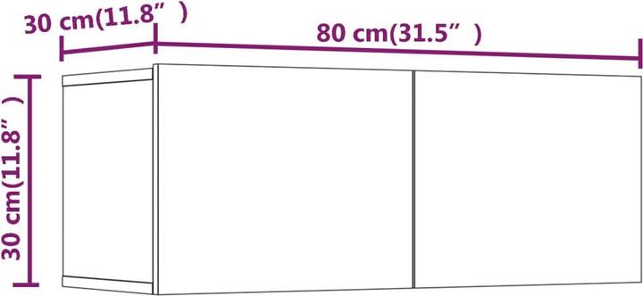 Produktbild VidaXL Elliot (80 x 30 x 30 cm)