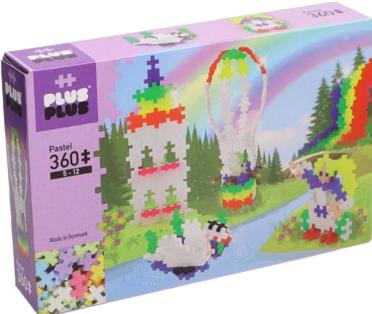 Produktbild Plus-Plus Rainbow Hot Air Balloon Pastel