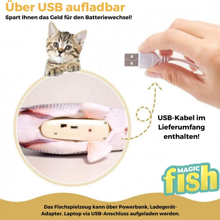 Immagine prodotto Best direct Magic Fish (Gatto di peluche)