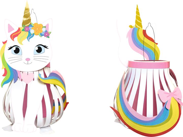 Ursus Laternen-Bastelset Kittycorn