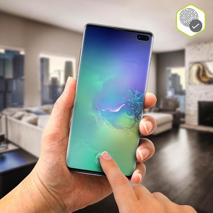 Produktbild Moxie Abgerundete Folie aus Sicherheitsglas (1 Stk., Samsung Galaxy S10+)