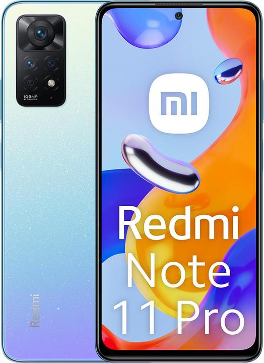 Produktbild Xiaomi Redmi Note 11 Pro (128 GB, Star Blue, 6.67", Hybrid Dual SIM, 4G)