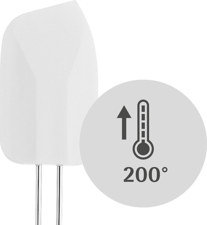 Produktbild WMF Teigschaber Silikon 26x5,5cm Profi Plus Edelstahl hitzebeständig bis 200°C