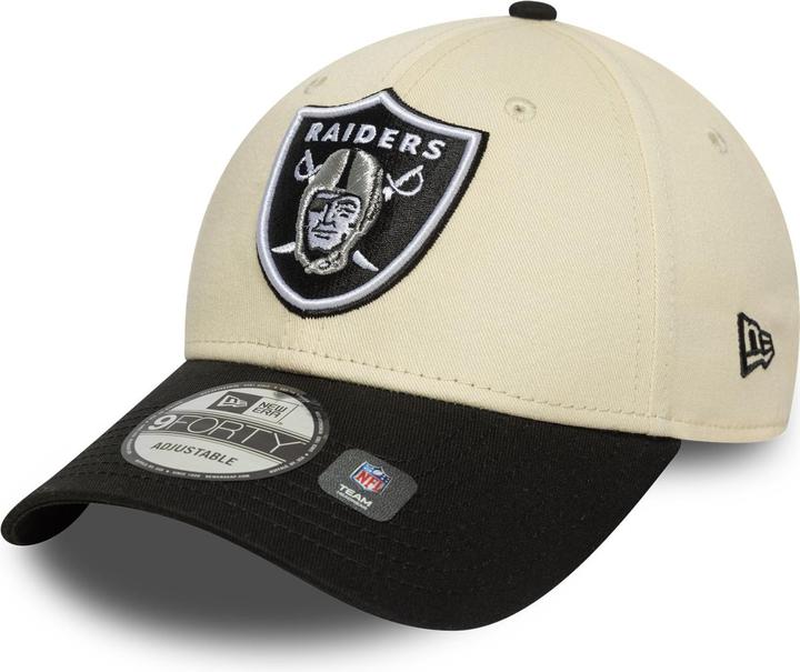 Actual product image New Era 9Forty Strapback Cap - Las Vegas Raiders Beige