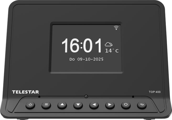 Immagine prodotto Telestar TOP 400 DAB+ Internetradio-Adapter schwarz (Web radio, DAB, FM, KW, Bluetooth, WiFi)