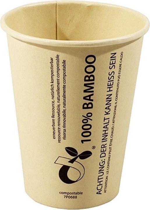Produktbild No Name Bio Kaffeebecher aus Bambus 300ml (50 x)