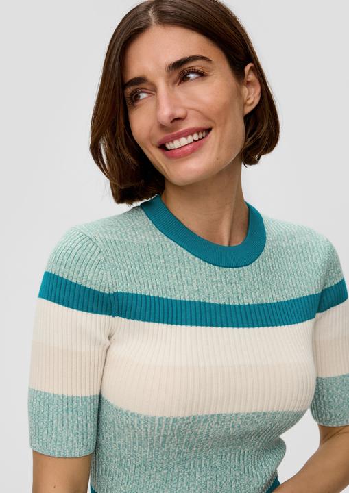 Immagine prodotto s.Oliver Strickpullover Strickshirt mit Rippstruktur (44)