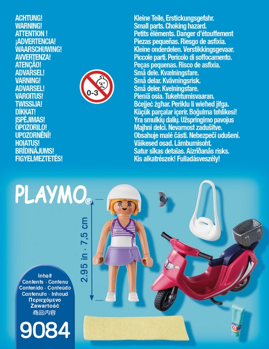 Image du produit Playmobil Une fille de plage avec un scooter (9084, Playmobil Special Plus)