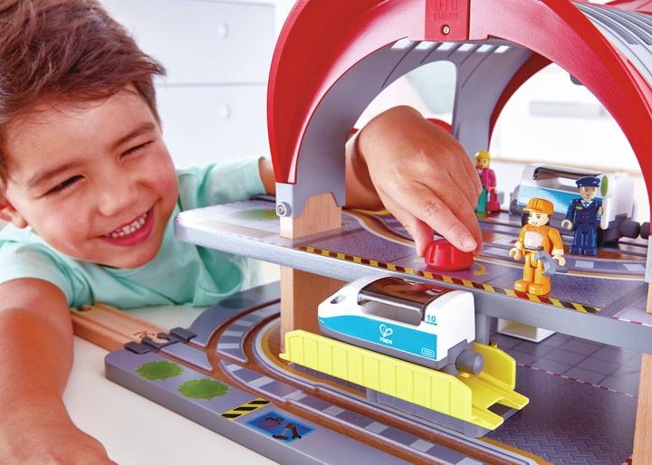 Actual product image Hape metropolitan railway station