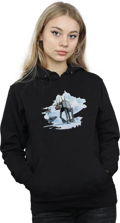Immagine prodotto Star Wars Christmas AT-AT Reindeer Felpa con Cappuccio Donna (M)