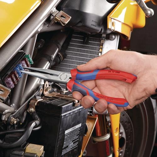 Produktbild Knipex Flachrundzange mit Schneide (200 mm)