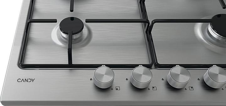 Immagine prodotto Candy CHW6BR4WPX Acciaio inossidabile Da incasso 60 cm Gas 4 Fornello(i) (59.50 cm)