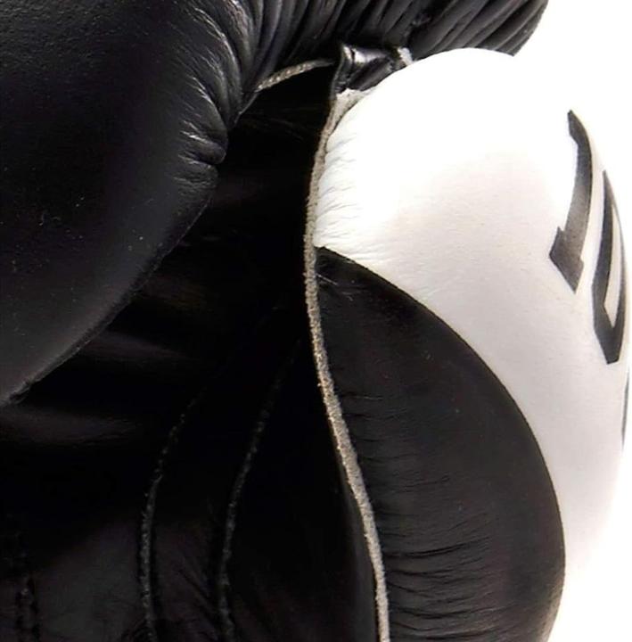 Actual product image Leone Boxing Glove Shock Black GN047 (10 OZ, One size)