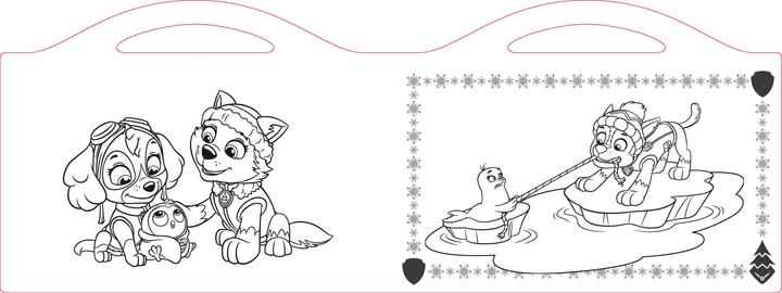 Actual product image PAW Patrol coloring book