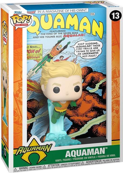 Image du produit Funko POP Comic Cover DC Comics Aquaman