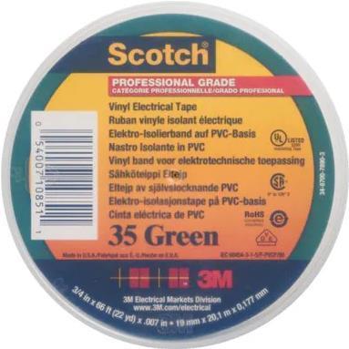 Productafbeelding 3M Isolatieband Scotch® 35 Groen (L (19 mm)