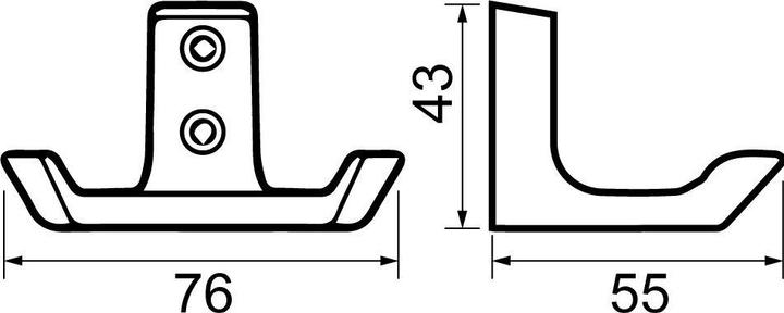 Actual product image Hermeta Garderobenhaken