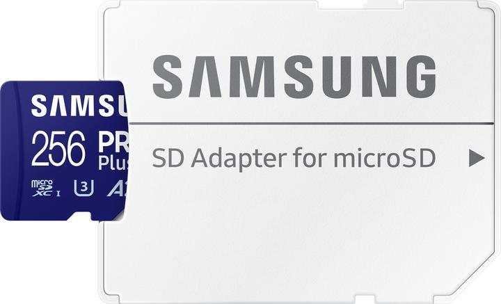 Produktbild Samsung PRO Plus (256 GB, microSDXC, U3, UHS-I)