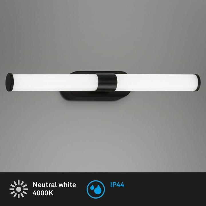 Image du produit Briloner Bad LED lampe de miroir, noir, 1xLED/7W