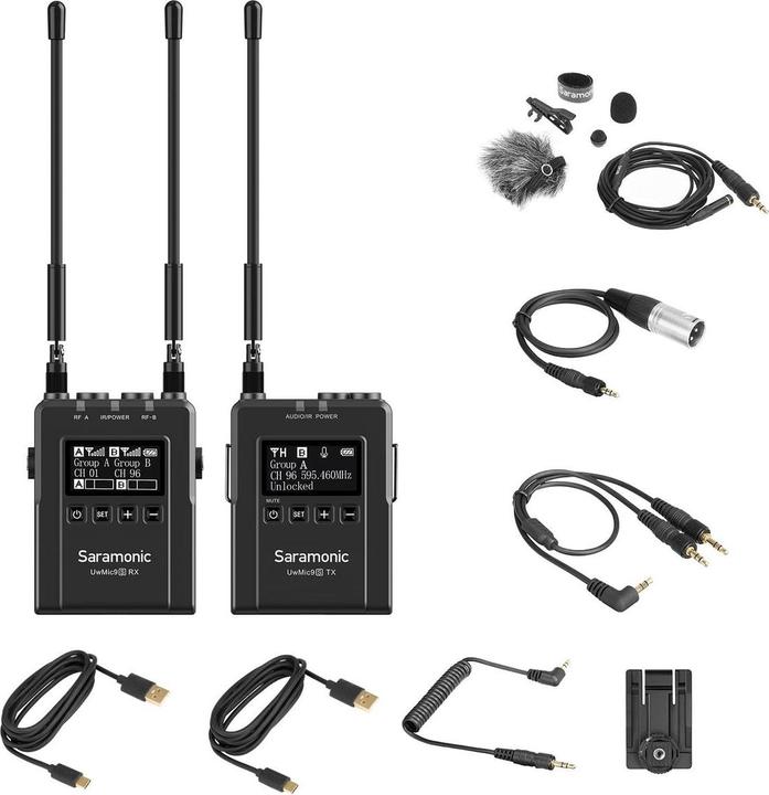 Actual product image Saramonic UwMic9S Kit1 TX+RX