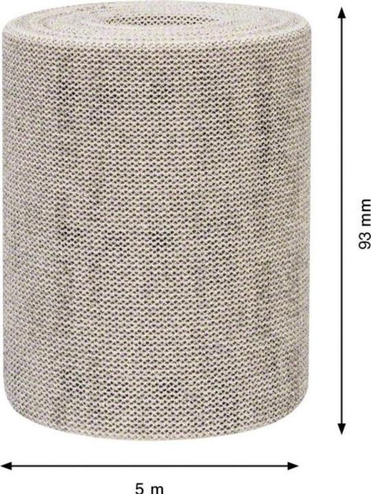 Immagine prodotto Bosch Professional Zubehör EXPERT M480 Rotolo di rete abrasiva, 93 mm, 5 m, G 80 (80)