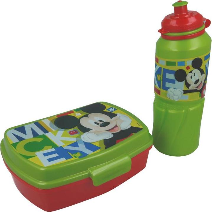 Produktbild Mickey Mouse Mickey Pelė Peliukas Mikis - Pusryčių maišelis + 530 ml vandens butelis pusryčių maišelyje