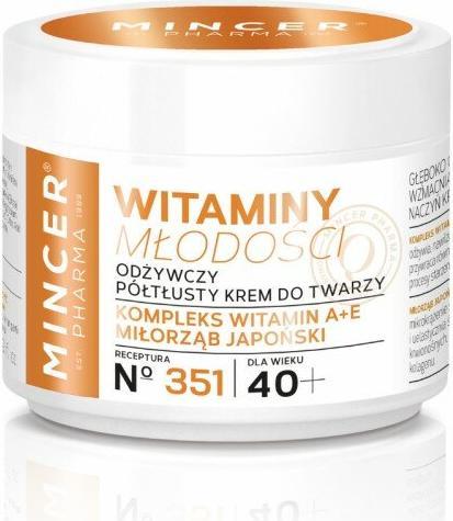 Actual product image Kenwood Witaminy Młodości 40+ Nourishing Semi-Fat Face Cream No 351 50ml (Sun cream face, 50 ml)