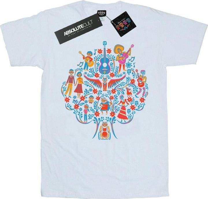 Actual product image Disney Womens/Ladies Coco Tree Pattern Cotton Boyfriend T-Shirt (S)