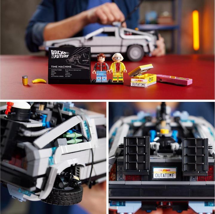 Produktbild LEGO Zeitmaschine aus Zurück in die Zukunft (10300, LEGO Icons, LEGO Seltene Sets)