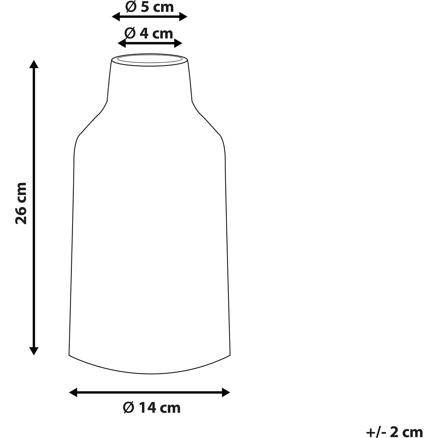 Thumbnail - Topeshop, Vase, Alinda (1 x, 14 x 14 x 26 cm)