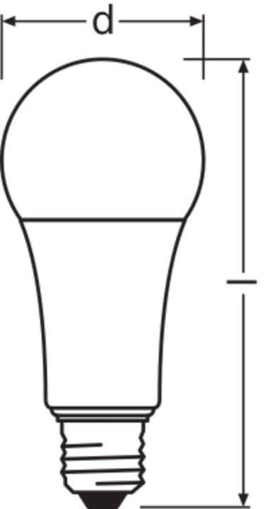 Productafbeelding Osram LED-lamp (E27, 14 W, 1521 lm, 1 x, F)