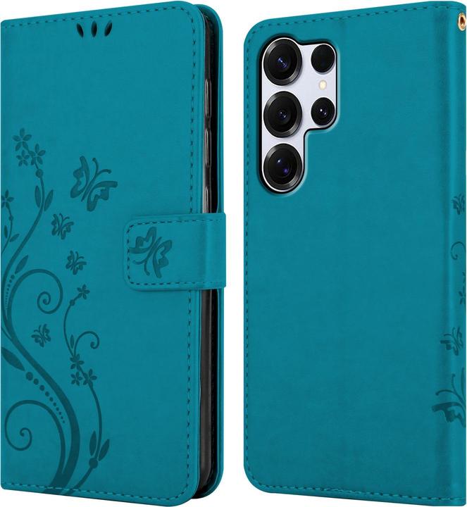 Produktbild Cadorabo Hülle für Samsung Galaxy S25 Ultra mit Blumen Muster (Samsung Galaxy S25 Ultra)